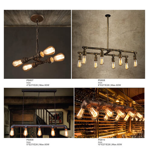 Pipe Pendant Light PS807-PS810