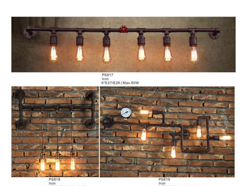 Pipe Pendant Light PS817-819