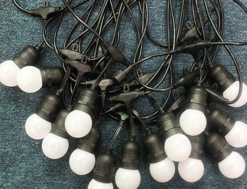 G45 String Lights Colorful Remote Controlled Vintage LED Bulb Festoon Lighting WTYN176
