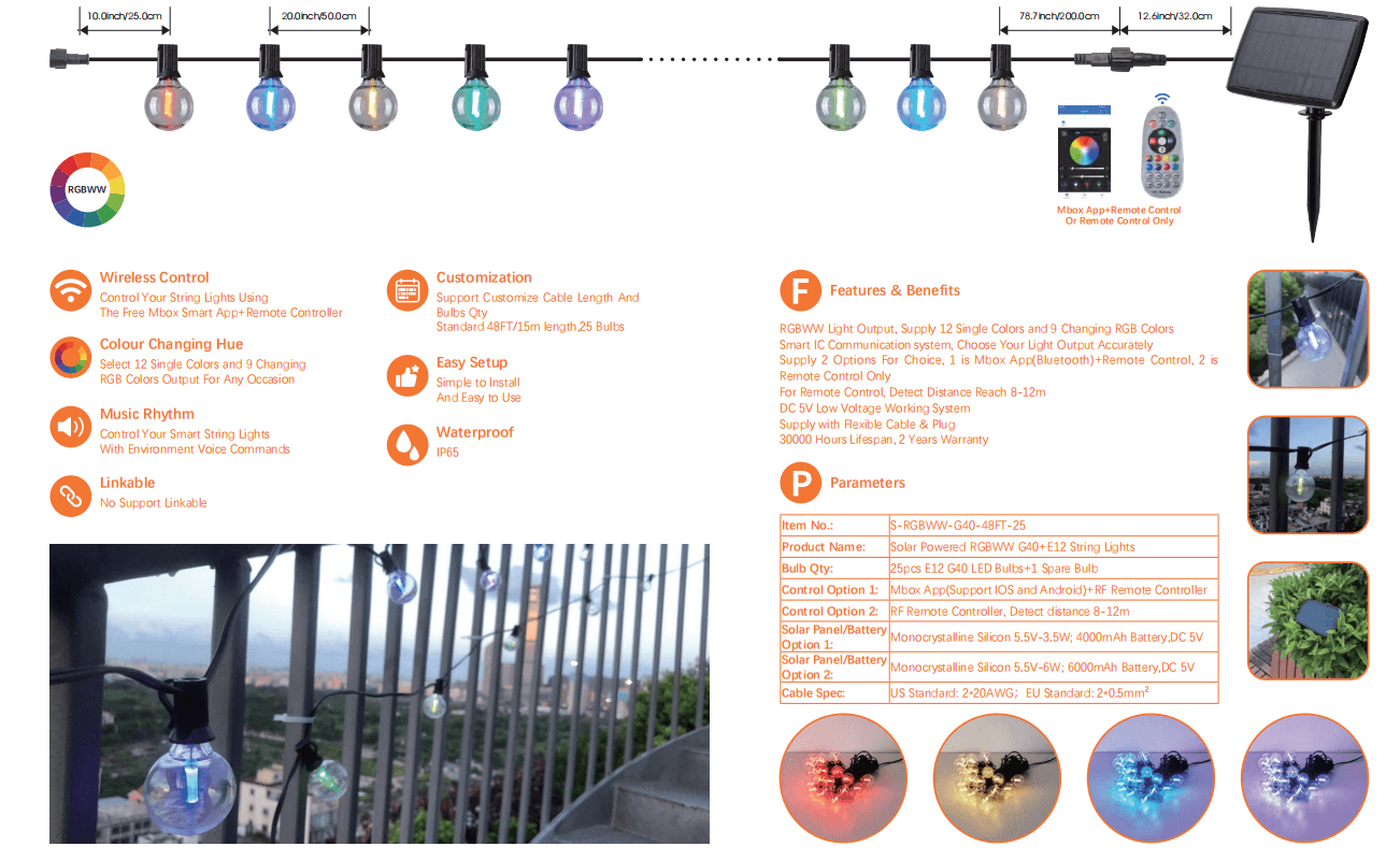 string light-solar